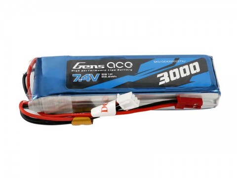 Gens Ace 2S 3000mAh battery for Taranis X9D Plus